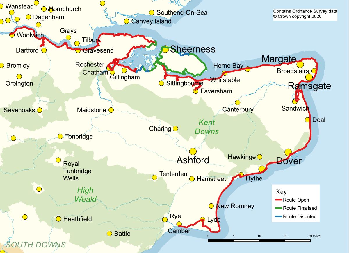 Map Of Kent